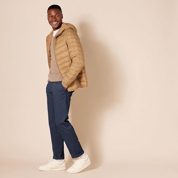 Amazon Essentials Pantaloni Chino Casual Elasticizzati a Vestibilità Aderente Uomo - 3