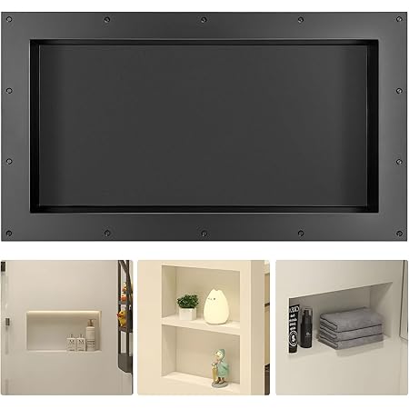 Noble Preformed Rectangular Shower Niche #314 12x20 with Adjustable ...
