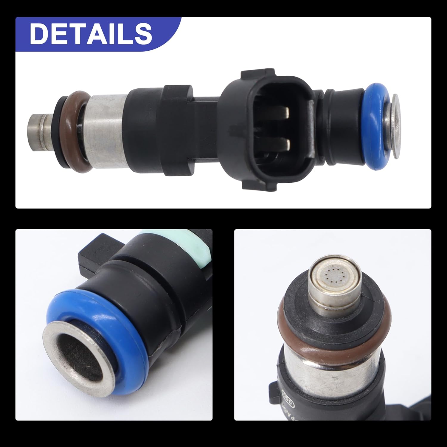 HiSport Fuel Injector 0280158130 Compatible with Nissan Altima 2007-2013,Rogue Select 2014-2015,Sentra 2007-2012,Rogue 2008-2013 2.5L 4PCS