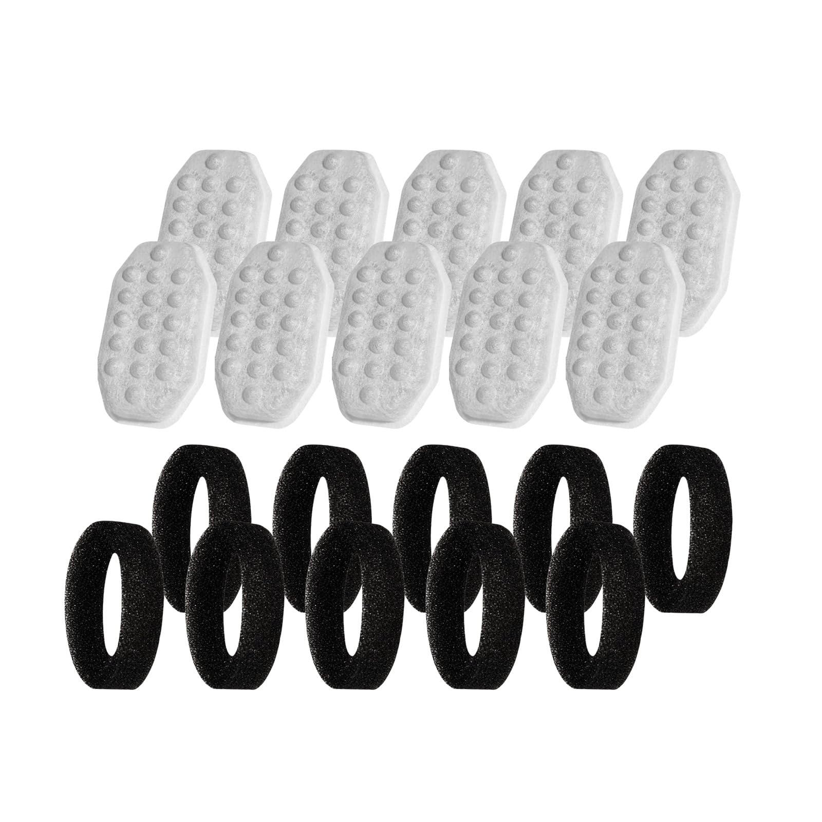 XuQiZZpp 10 Pack Replacement Filter Provide Refreshing Water for Pet Fountain Optimizes Your Pet Drinking Routine