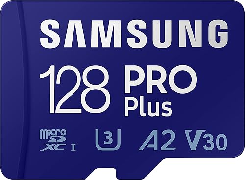 Vista 17 de Samsung PRO Plus tarjeta de memoria microSD + lector, 256 GB MicroSDXC, hasta 180 MB/s, Full HD y 4K UHD, UHS-I, C10, U3, V30, A2 para teléfonos