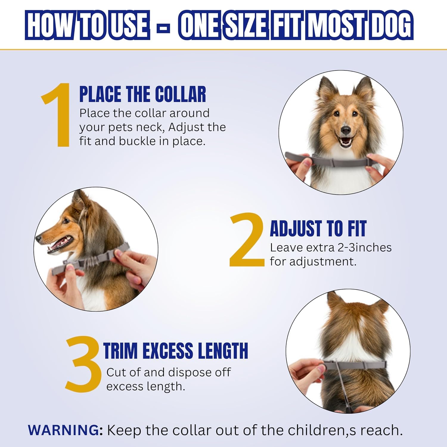Flea and Tick Collar for Dogs & Cats | 8-Month Adjustable Waterproof Collar | Natural & Safe Protection Against Fleas, Ticks, Lice & Parasites | Puppies & Adult Pets 2
