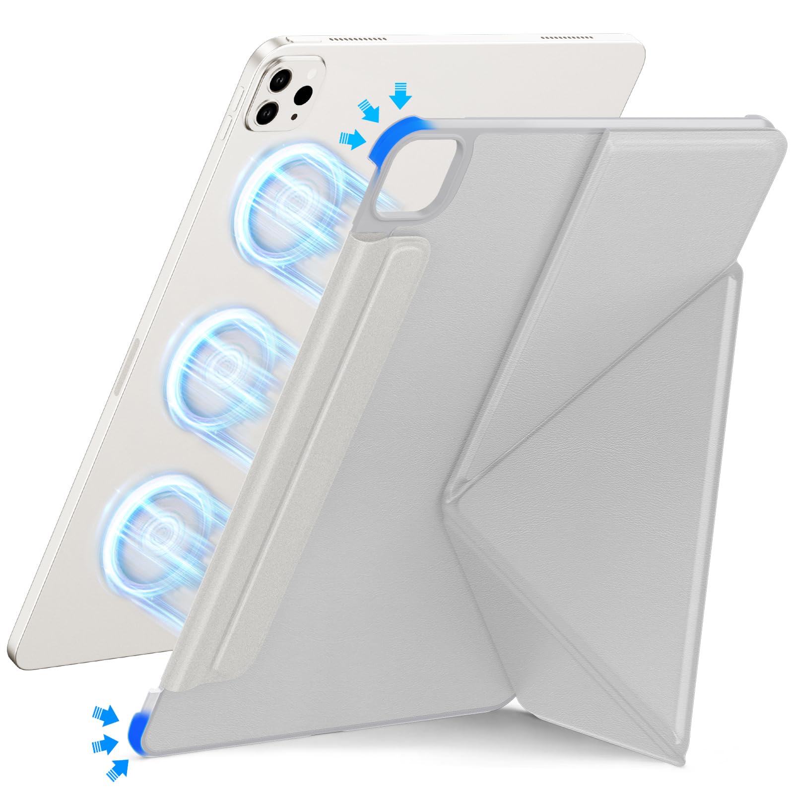 Ipadmini6 バッテリーの健康は100%+2つの磁気吸着式保護ケース 41wEkUPpgiL.jpg