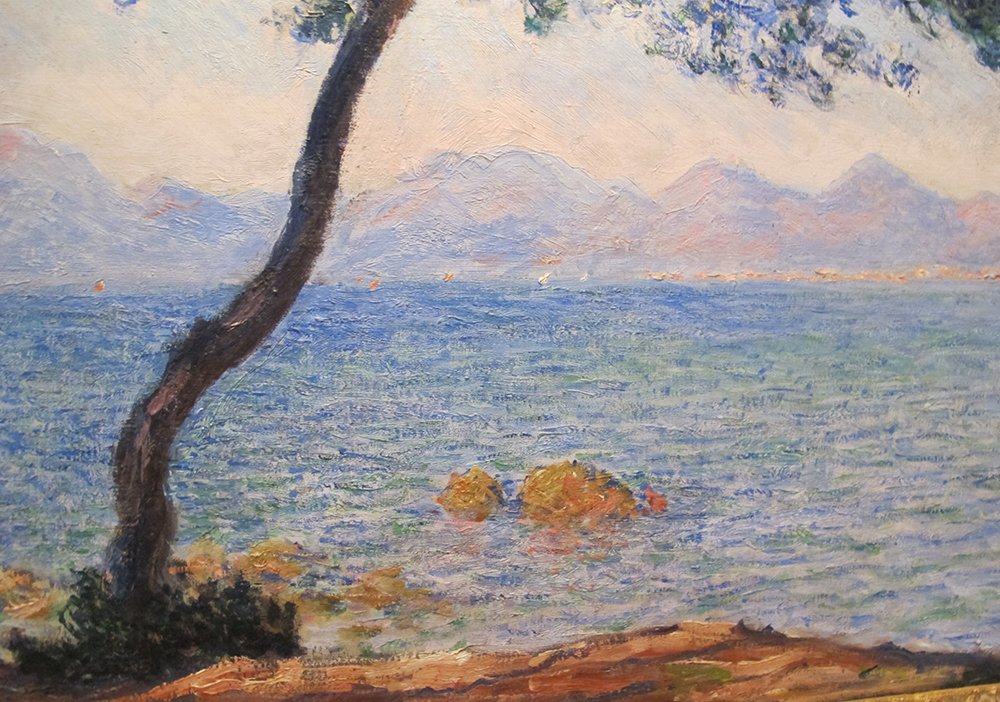 Claude Monet Antibes 1888 œuvre de musée papier d'art