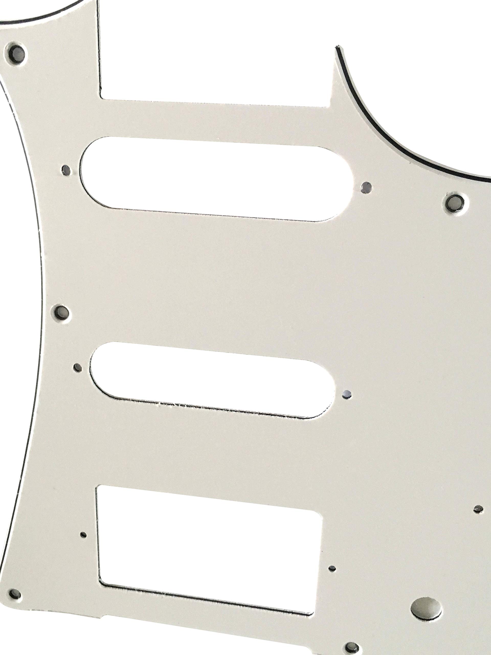 For Ibanez RG40 HSS Style Guitar Pickguard Scratch Plate (3 Ply White)