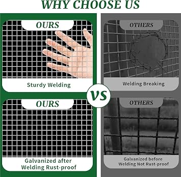 19-Gauge Galvanized Hardware Cloth, 1/2 in Mesh, 16 in x 100 ft