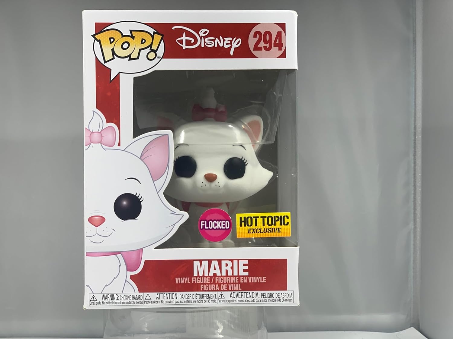 Funko Pop! Disney #294 The Aristocats Flocked Marie (Hot Topic Exclusive)