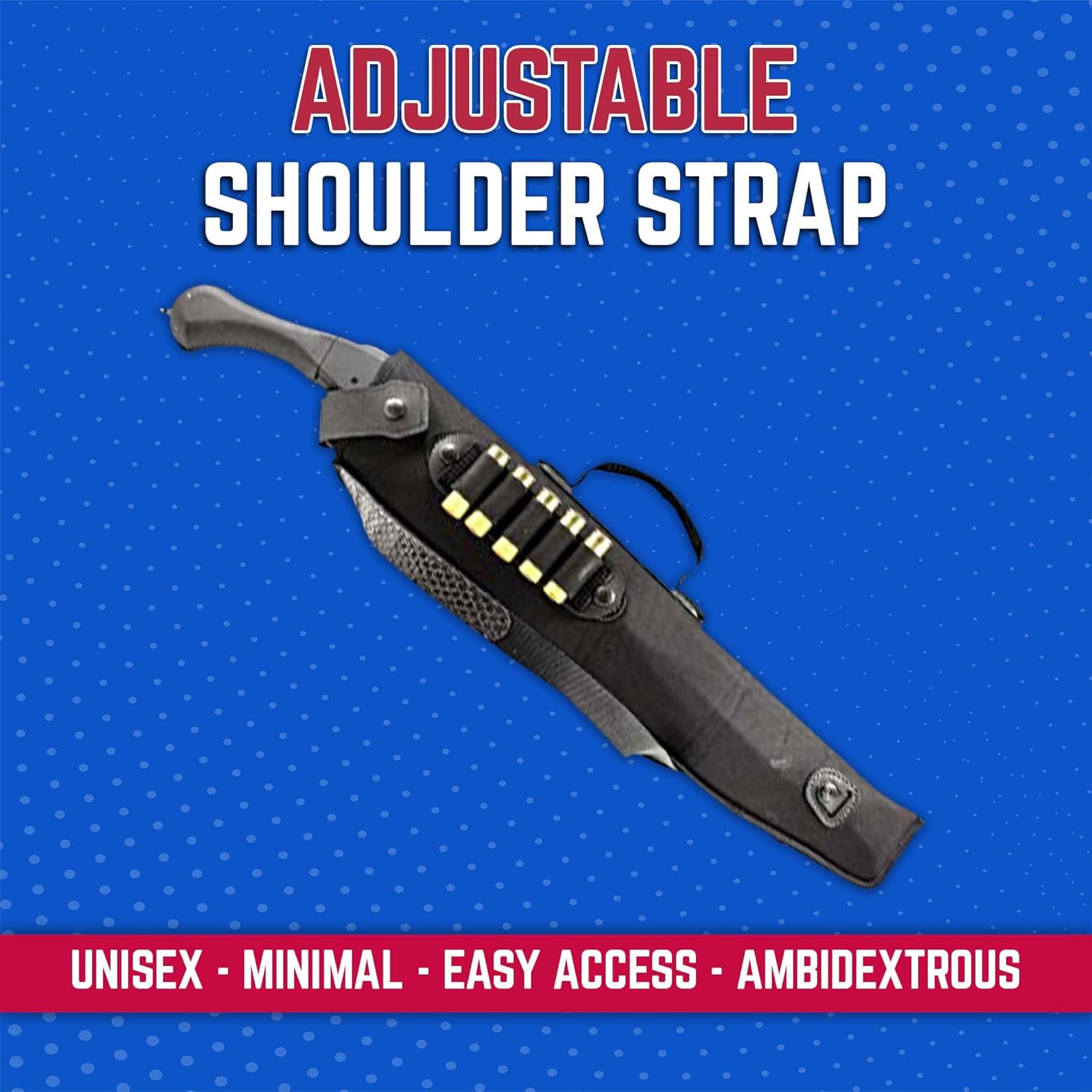 DeSantis Nylon Kurz Shotgun Case - Shotgun Scabbard, Rifle Scabbard, Compatible with the Mossberg Shockwave, Remington TAC-14 & Other Similar Sized Shotguns (12, 20 or .410 Gauge)- Ambidextrous, Black