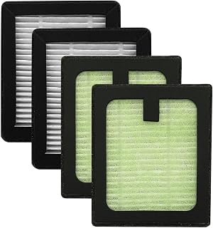 4 Pack Dryer Advanced HEPA Filter Compatible with Baby Brezza Baby Bottle Dryer Advanced and Baby Brezza Baby Bottle Washer, Hepa Filter Replacement Parts