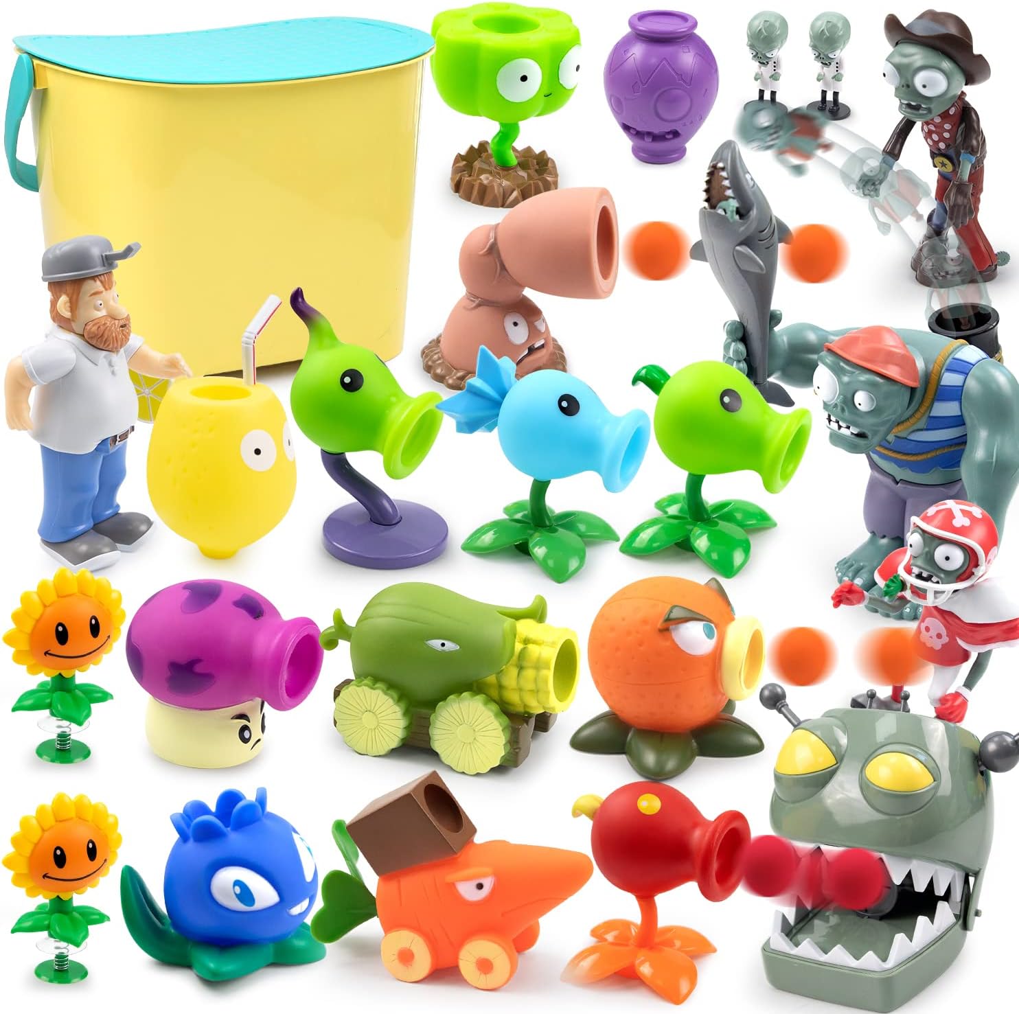 Versus Zombies Figuras Zombies 10pcs Plants Zombies Game