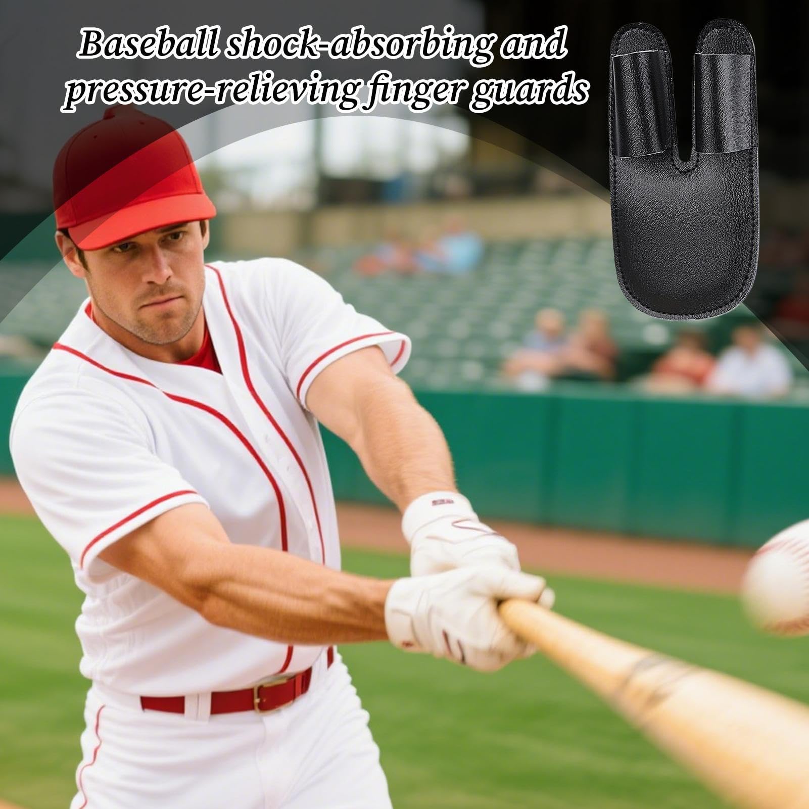 Baseball-Fingerschutz Aus PU-Leder – Stoßdämpfend, Ergonomisch, Für Jugendliche & Erwachsene, Training, Spiele, Turniere Baseball-Fingerschutz Aus PU-Leder – Stoßdämpfend, Ergonomisch, Für Jugendliche & Erwachsene, Training, Spiele, Turniere