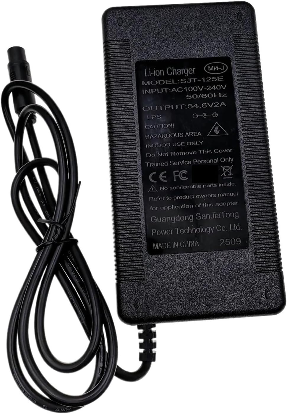 54.6V 2A Charger, for 48v 13S Li-ion Battery Battery Pack with MI4-Julet 3105 Connector(Dock add AU Adapter)