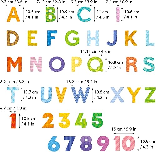 Miniatura 6 de DECOWALL BA-4003 - Calcomanías de pared para niños, calcomanías de pared extraíbles para niños, cuarto de bebé, dormitorio, sala de estar