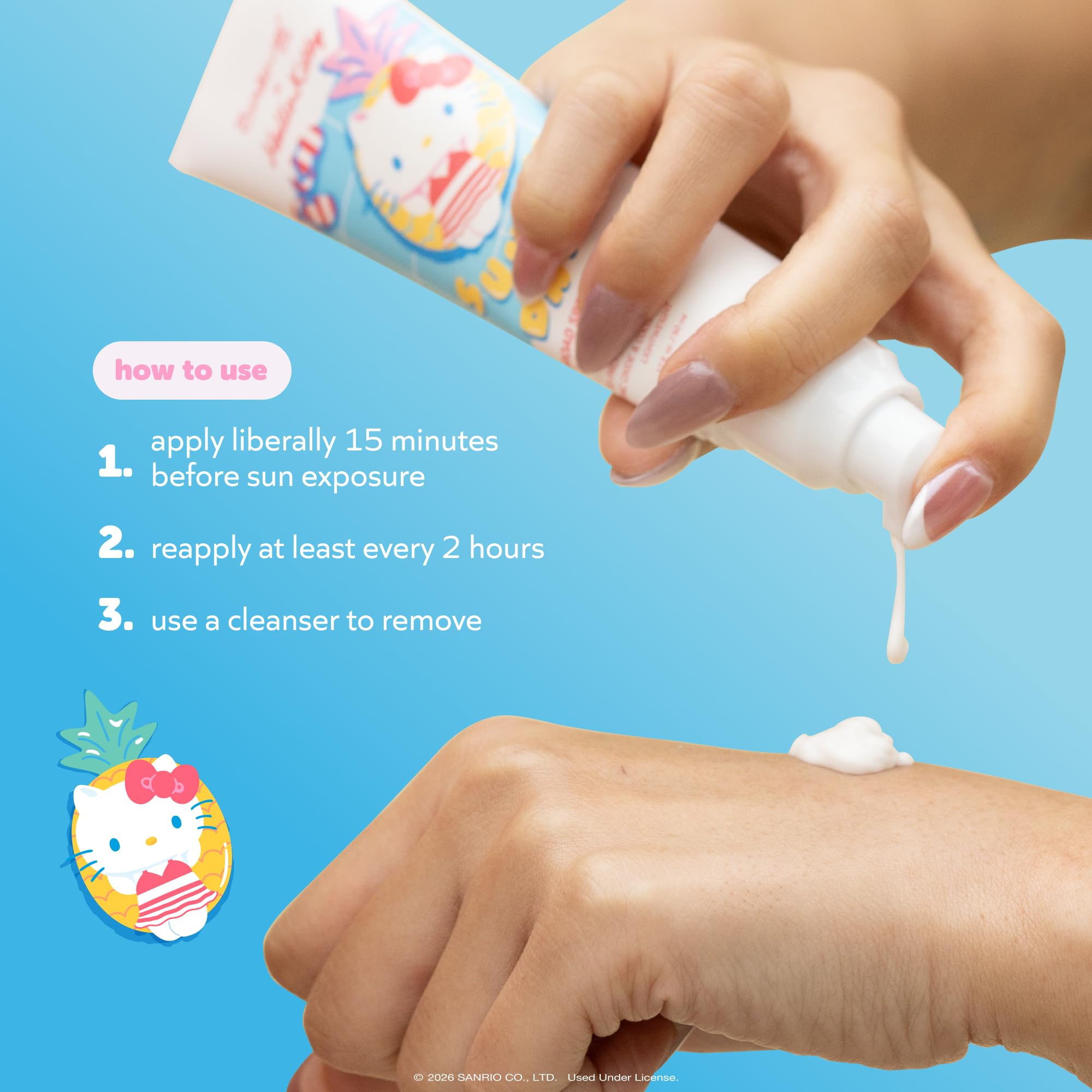 Amazon.com: The Crème Shop x Hello Kitty Sunny Days SPF 40 Mineral