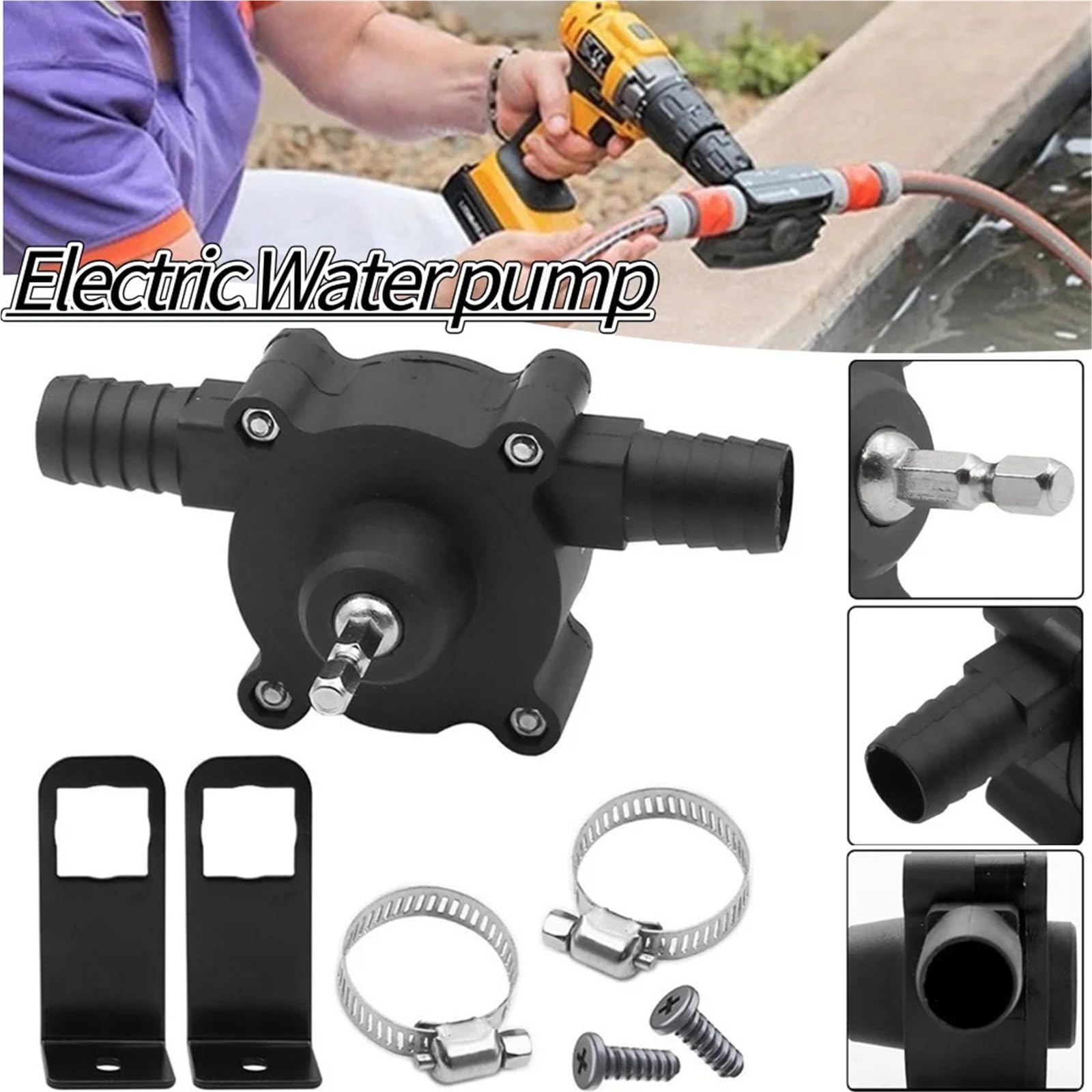 Pompa for acqua, fluido, olio diesel, pompe for trasferimento liquidi, trapano a mano, autoadescante, parti personali for auto, decorazione