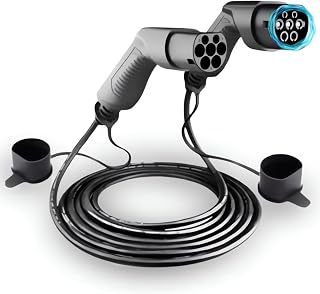 Ladekabel Typ 2 22kw 20 Meter, Extra Langes Kabel Elektroauto Modus 3 / 32A / 3-Phasig, Ladekabel Elektroauto Typ 2 auf Type 2