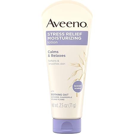aveeno stress relief lavender lotion