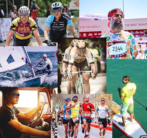 Miniatura 7 de stmoitz Gafas de sol deportivas polarizadas para hombres y mujeres con 3 lentes intercambiables gafas de béisbol para correr