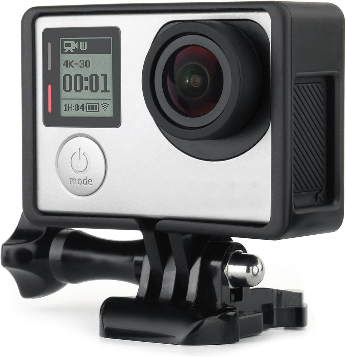 SOONSUN Frame Mount Housing Case for GoPro Hero 4 Black/Silver, 3+/3