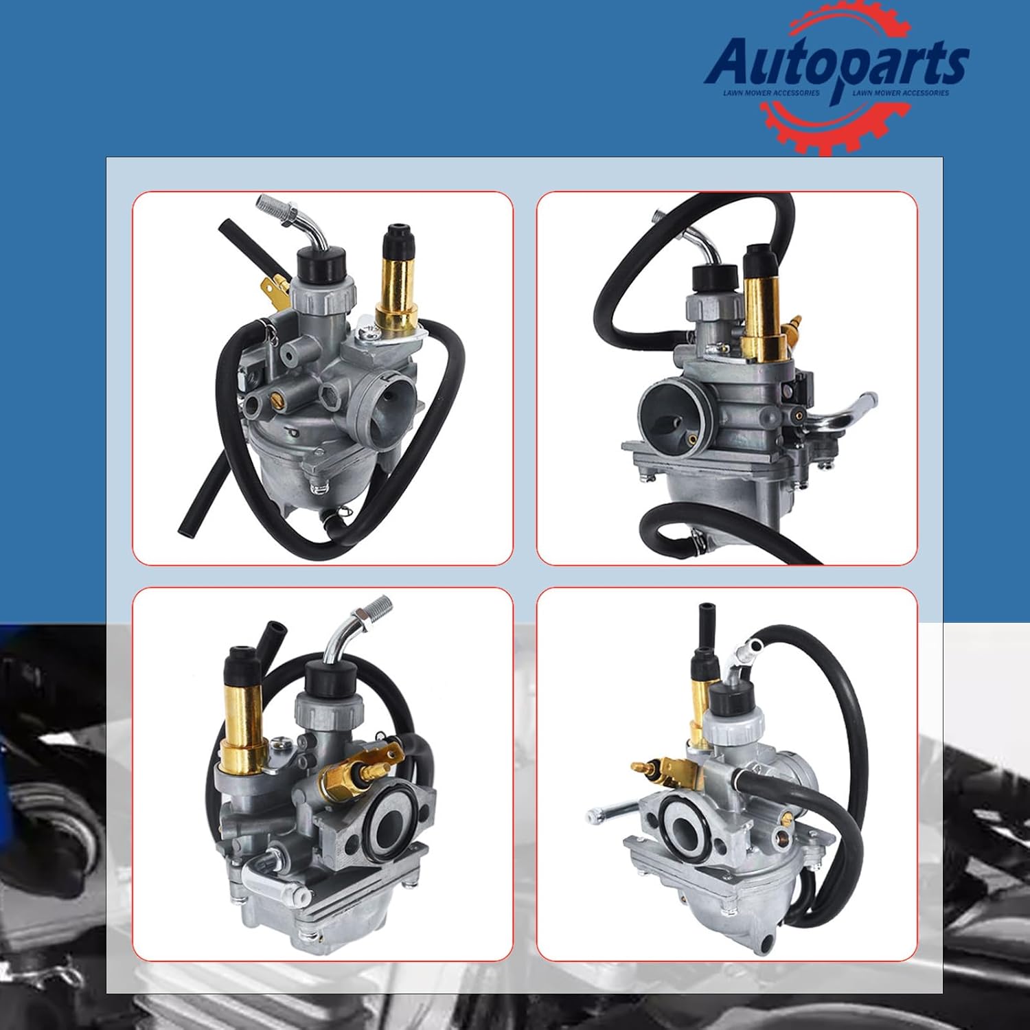 Carburetor with Fuel Filter Replacement for Yamaha TTR50 Carb Dirt Bike Parts 2006-2011 TTR 50cc Motorcycle