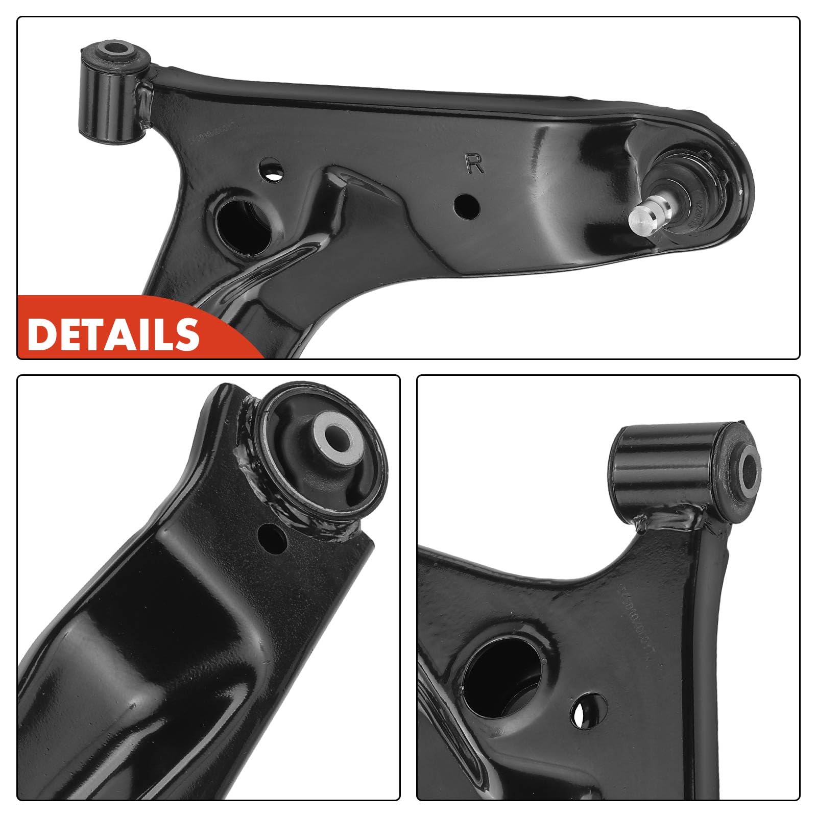 Frankberg 2x Querlenker Vorderachse Links Rechts Unten Kompatibel mit i10 PA 1.0L-1.2L 2008-2013 Picanto SA 1.1L 1.0L 2004-2011 Picanto BA 1.0L-1.1L 2005-2011 Replace# 545000X000