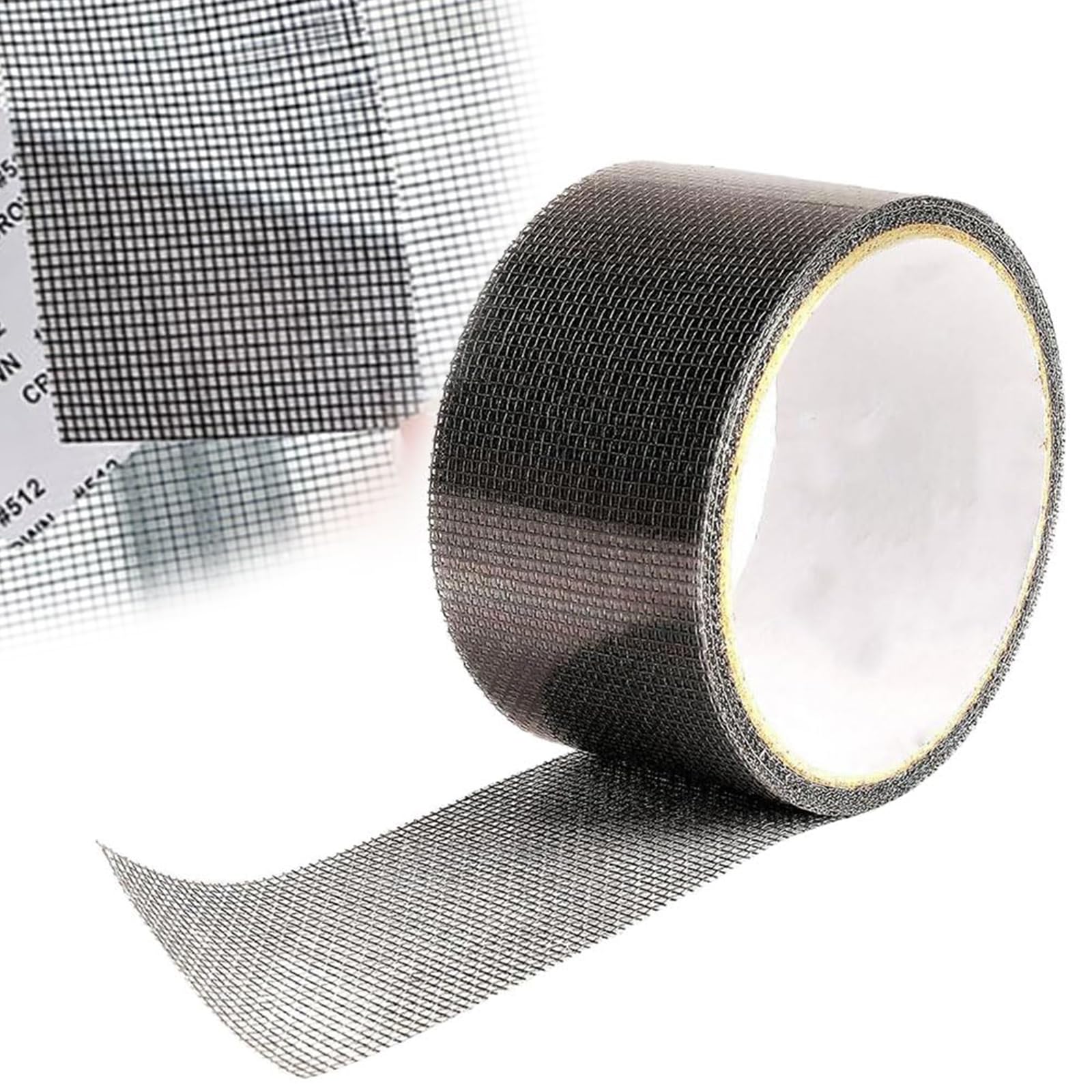 Benksaas Strong Adhesive Screen Repair Tape, 2025 Upgrade Screen Repair Kit Window Screen Repair Tape, Household Self-Adhesive Screen Tape Mesh Window