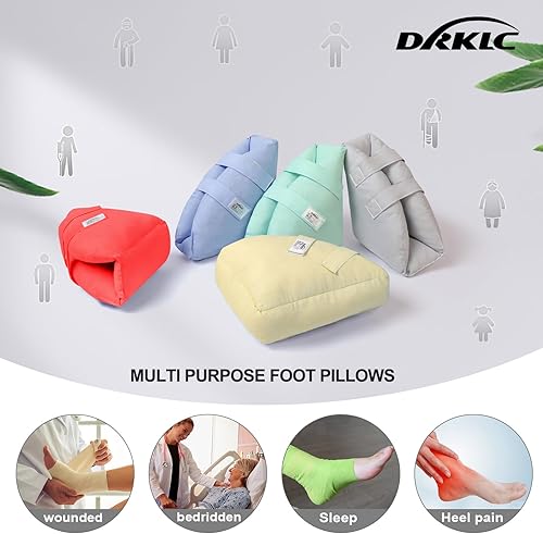 Miniatura 6 de Protectores de talón para úlceras por presión, suministros de recuperación de cirugía de botas de pie ajustables para ancianos, úlcera de presión