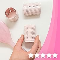Vista 9 de Self-Grip Hair Rollers for Luscious Curls - 8 Pcs Heatless Curlers, Safe for Long & Medium Hair by Dacker