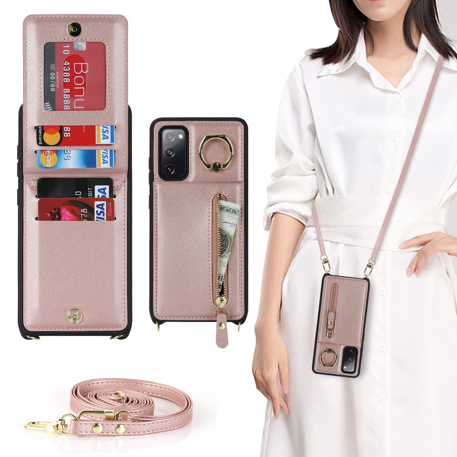 Amazon.co.jp: S20 Galaxy ケース ショルダー リング付きケース 上下開 