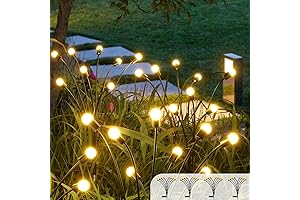 New Upgraded 32LED Solar Fireflies Pack of 4