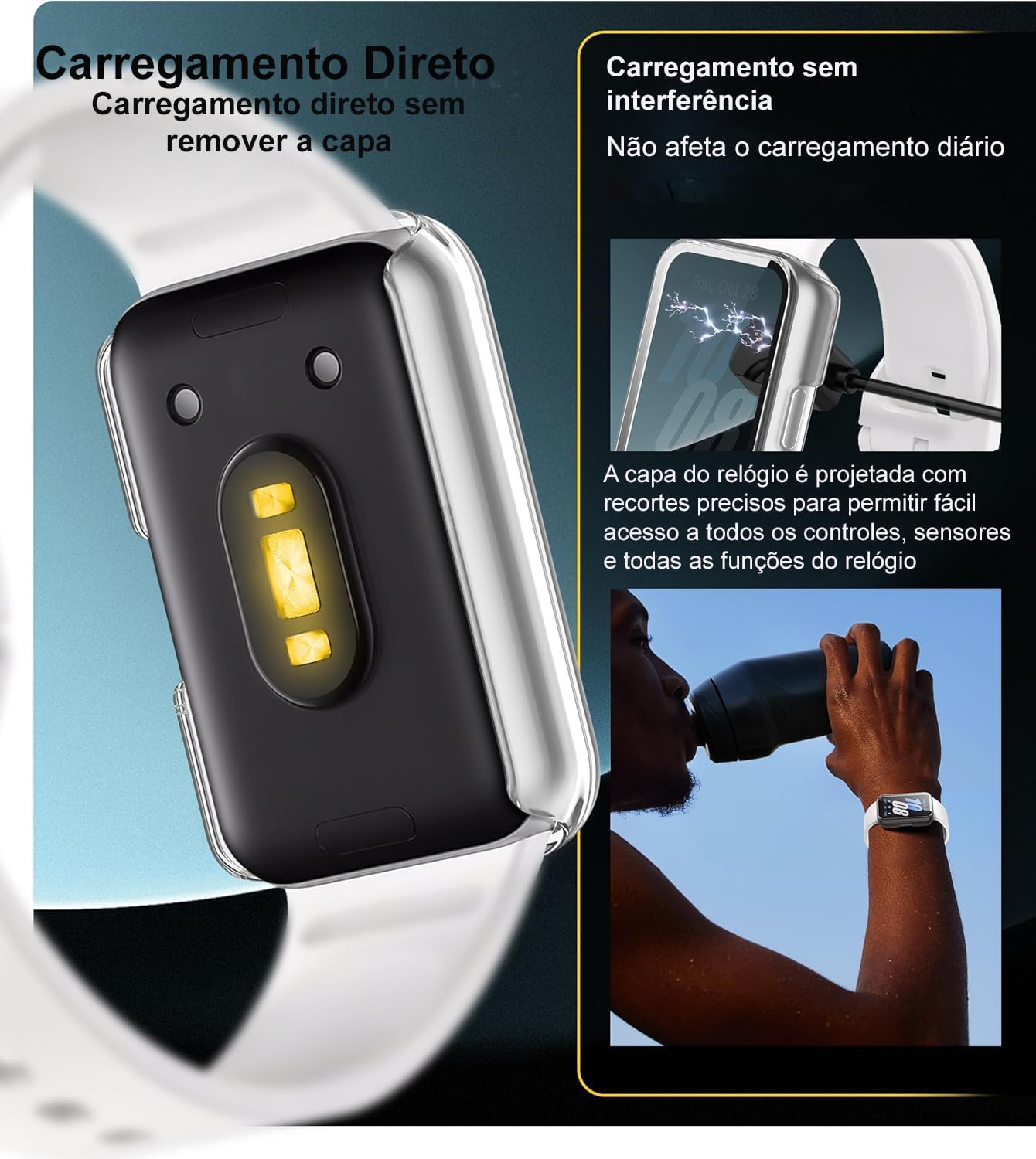 Capa Bumper com Película para Samsung Galaxy Fit 3 - Review Após 7 Dias
