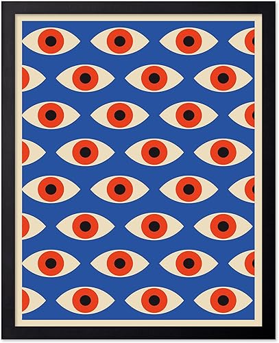 Miniatura 60 de Monem Art Bauhaus Póster – Impresión de sol de California – Arte de círculos arcoíris – Arte geométrico – Arte bohemio chic – Arte moderno de