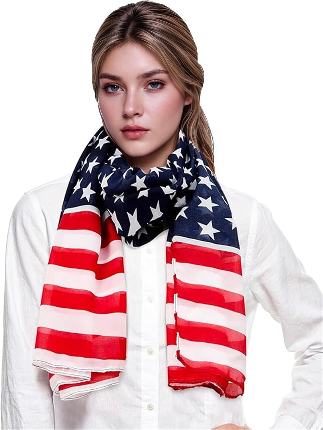 CYian Scarf for Women Lightweight Chiffon Scarfs Fashion Sheer Scarf Shawls Wraps for Spring Summer Winter Fall