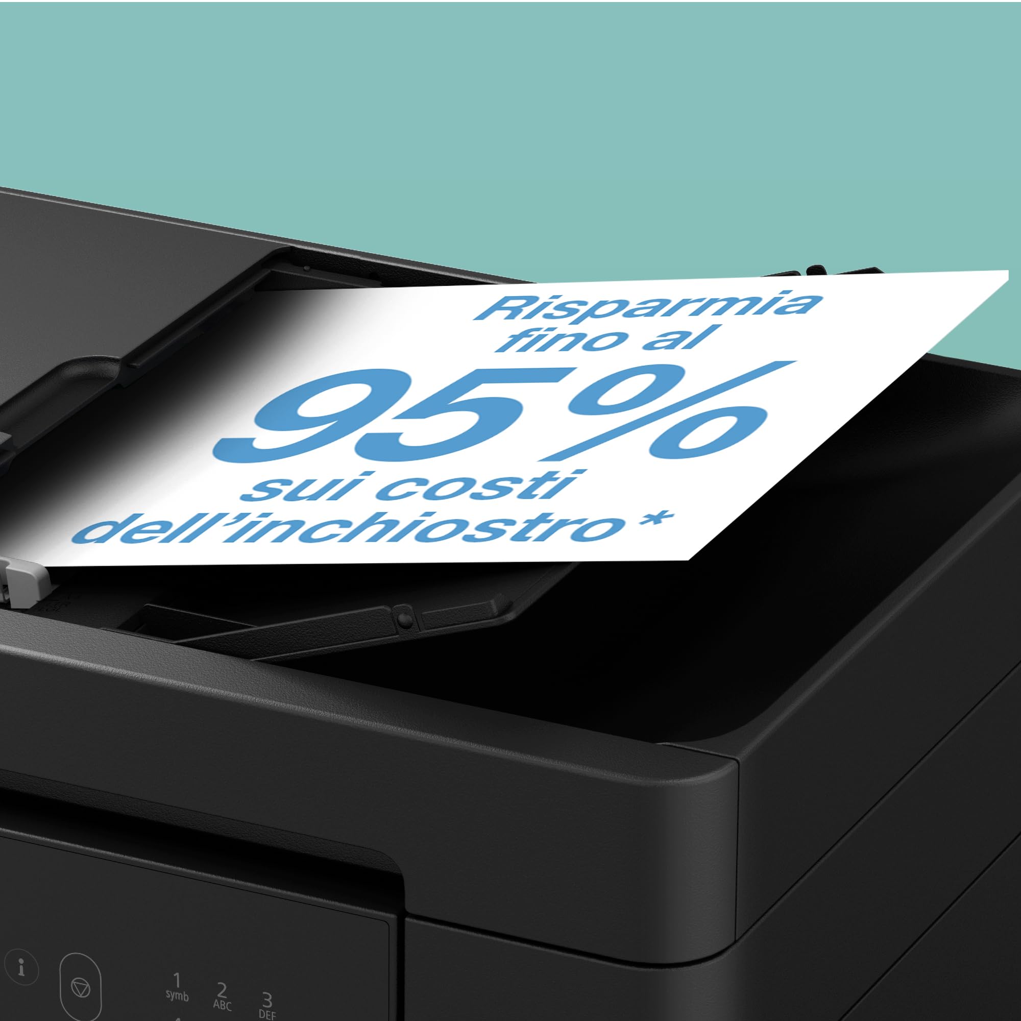 Epson EcoTank ET-4900 | Wi-Fi ed Ethernet | A4 | Stampa, copia, scansione, fax | Display LCD | Alimentatore automatico di documenti da 30 pagine | Compatta | Fino a 3 anni di inchiostro inclusi