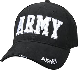 Deluxe Army Embroidered Low Profile Insignia Cap
