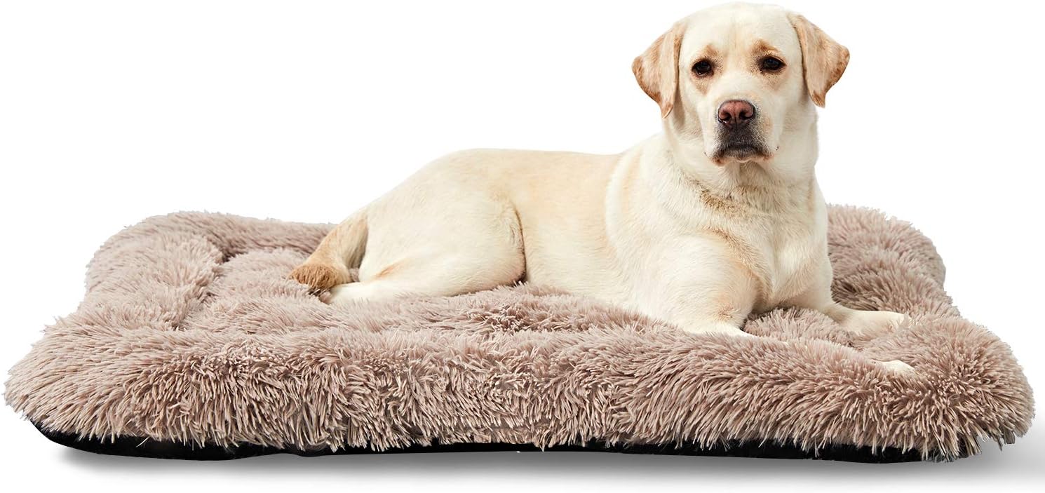 ANWA Dog Bed Medium Size Dogs, Washable Dog Crate Bed Cushion, Dog