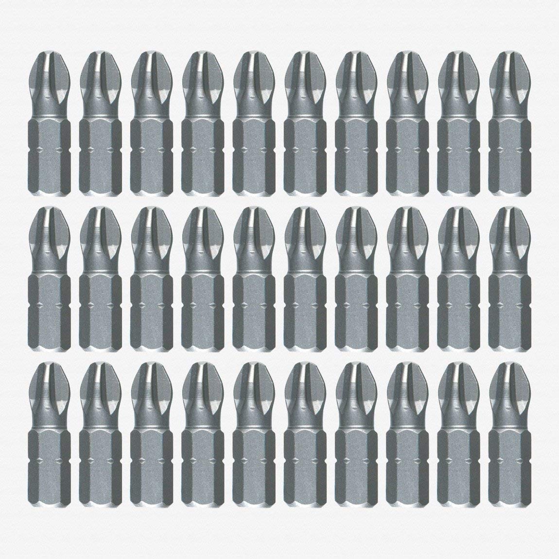 Wiha 72522 Phillips #2 - Punta de inserción para contractor (30 piezas, paquete a granel) de Wiha Tools