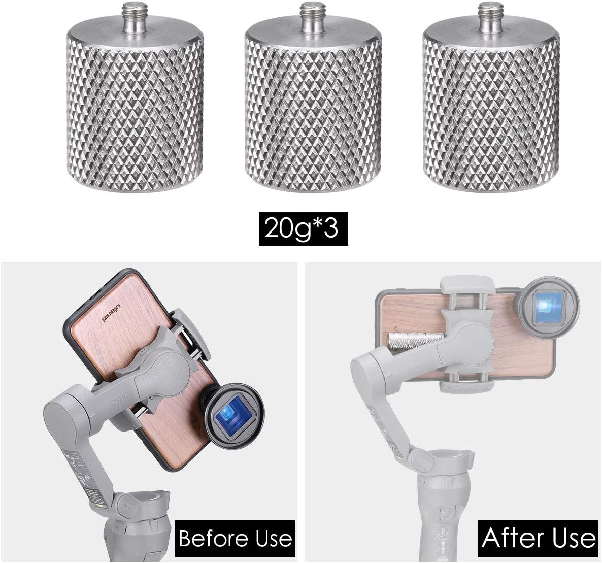 Special ULANZI PT-10 OM 4/OSMO Mobile 3 Counterweight Balance Counter Weights Support 60g for DJI OSMO Mobile 3 4 Gimbal Stabilizer Applied to Moment 1.33X Anamorphic Lens for iPhone 11/Pro/Pro Max Popular ULANZI PT-10 OM 4/OSMO Mobile 3 Counterweight Balance Counter Weights Support 60g for DJI OSMO Mobile 3 4 Gimbal Stabilizer Applied to Moment 1.33X Anamorphic Lens for iPhone 11/Pro/Pro Max