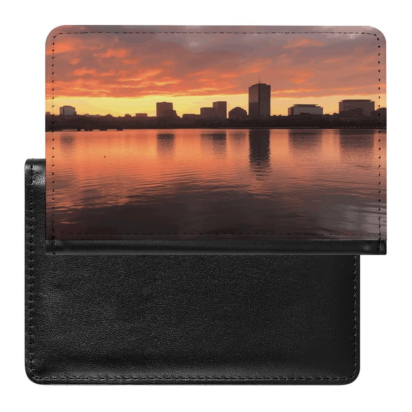 Protège passeport Boston en similicuir pour sécuriser et rassembler vos cartes et documents - 8