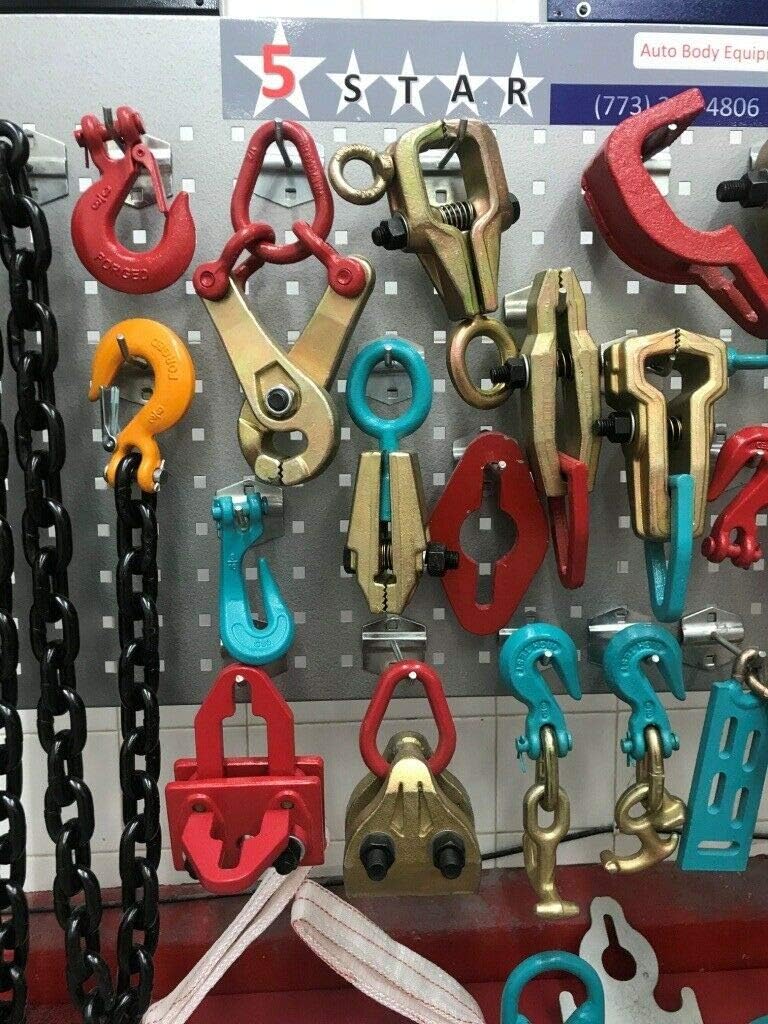 39 PIECE HEAVY DUTY AUTO BODY FRAME MACHINE PULLING TOOLS & CLAMPS SET MEGA PACK