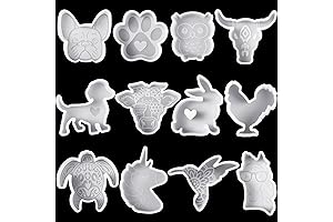 12 Pcs Animal Car Freshie Molds for Scented Aroma Beads