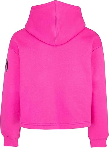 Miniatura 2 de Converse Sudadera corta con capucha de aluminio para niña (niños grandes) Prime Pink MD (10 niño grande), Rosa Prime.