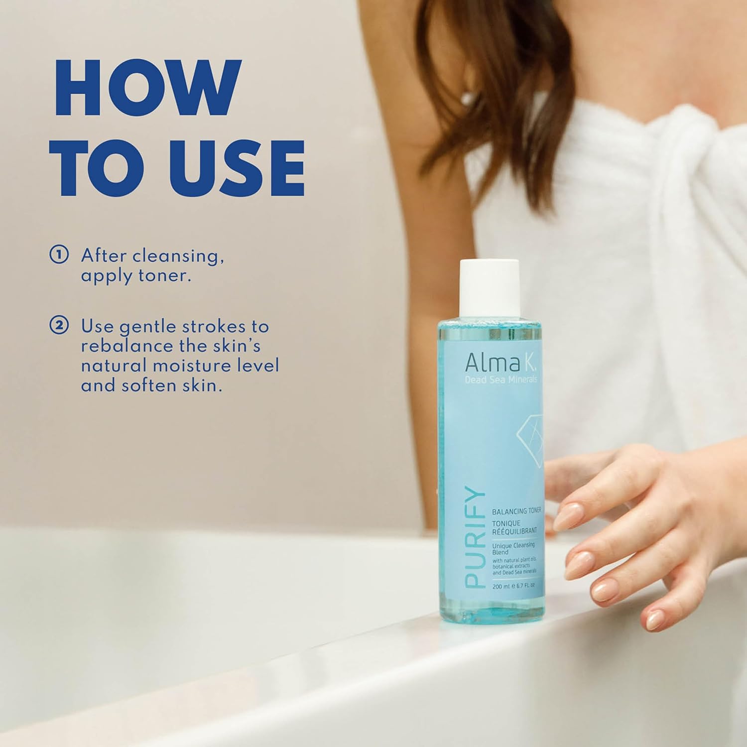 Alma K Balancing Toner - Alcohol-Free Skin - Hydrating for Face - Moisturizing Toner for Dry Skin - 6.7 oz