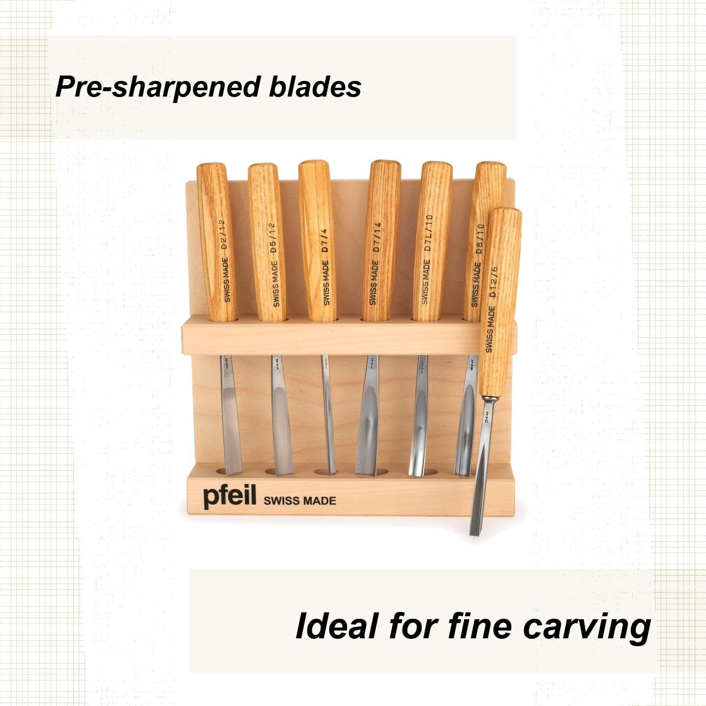 Pfeil "Swiss Made" Intermediate Set Of 7 Tools