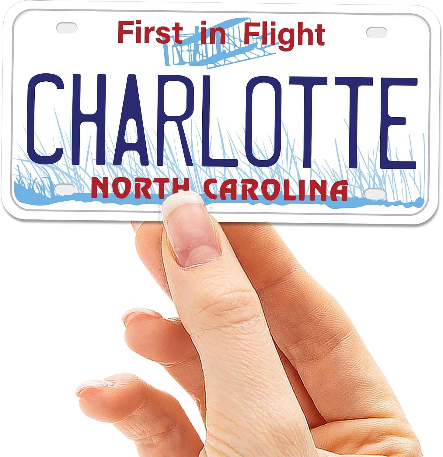 North Carolina License Plate Sticker, Choose Your NC City Bumper Sticker - Southern Decal for Hydroflask (Wilson) image 4
