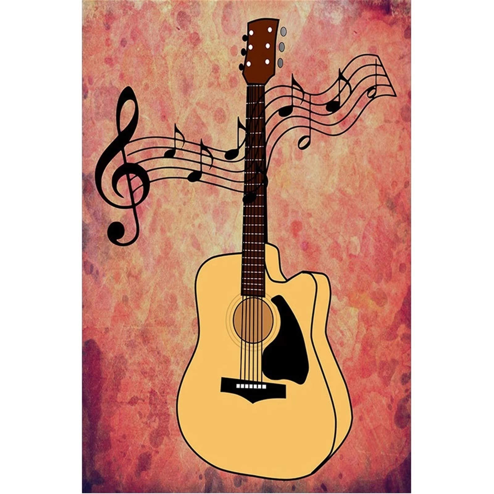 Peinture diamant instrument de musique kit complet adultes 5D