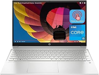 HP 2023 Newest Pavilion Laptop for Business, 15.6" FHD Touchscreen, Intel Core i5-1335U(up to 4.6GHz, Beats i7-1270P) 16GB RAM, 512GB SSD, Intel Iris Xe Graphics, Wi-Fi 6, Webcam, Windows 11 Home
