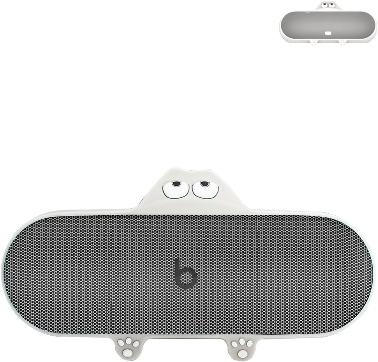 Case for Beats Pill (2024 Release)-Portable Bluetooth Speaker,Soft Protective,BOVUGAC Cute Cartoon Silicone Case Cover with Lanyard for Beats Pill (2024 Release)-Red