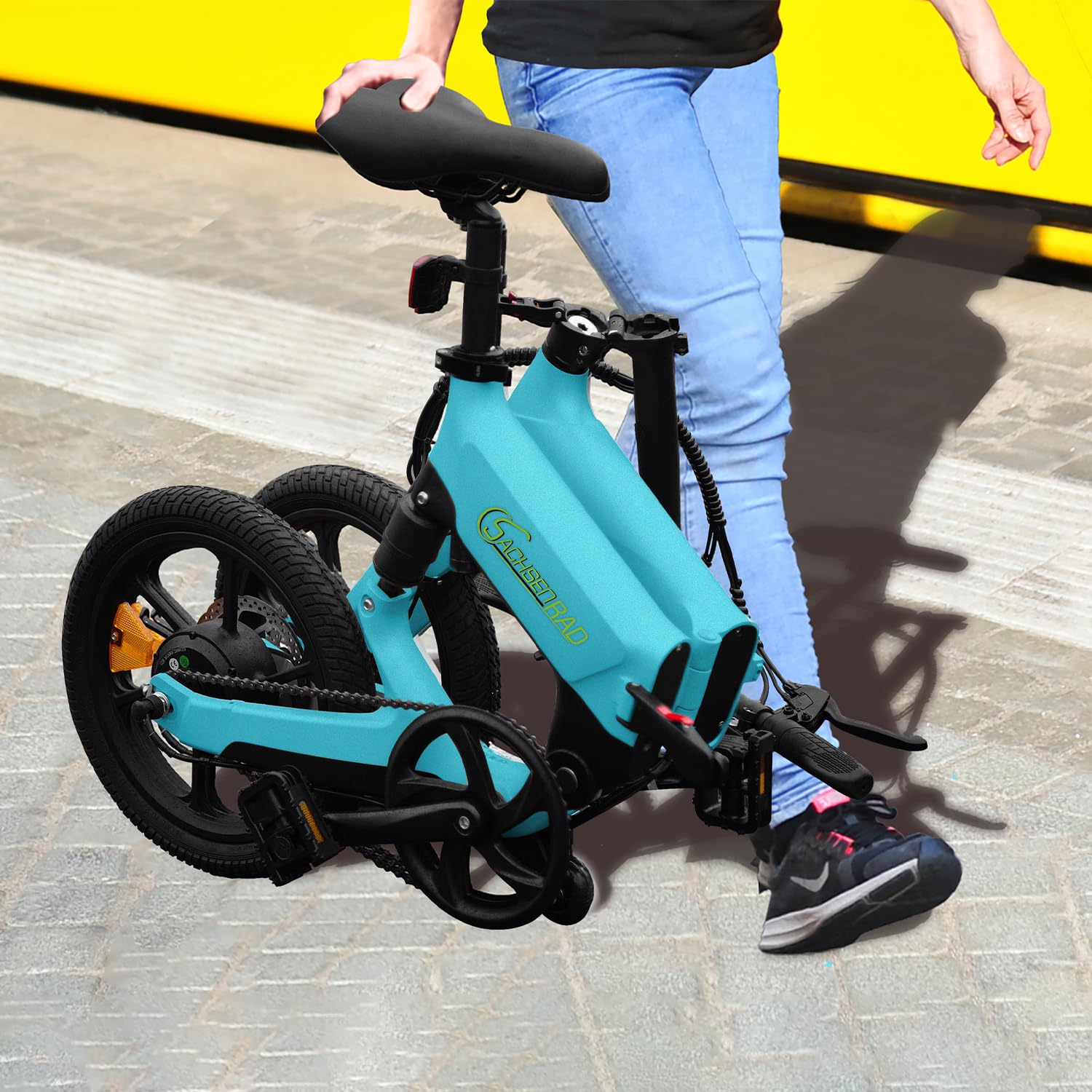 E-Folding Race Bike F12 | IF Design Gewinner | Magnesiumrahmen nur 19Kg  Ultraleicht | Damen Herren Elektrofahrrad Ebike 2-Stufige  Teleskopsattelsttze Klapprad Bike mit StVZO-Zulassung-Blau : Amazon.de:  Sport & Freizeit