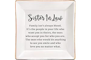 Share Some Love with Sister In Law - Ceramic Jewelry Dish